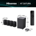 HTSATURN Hisense HT Saturn Wireless 4.1.2ch Soundbar - Black