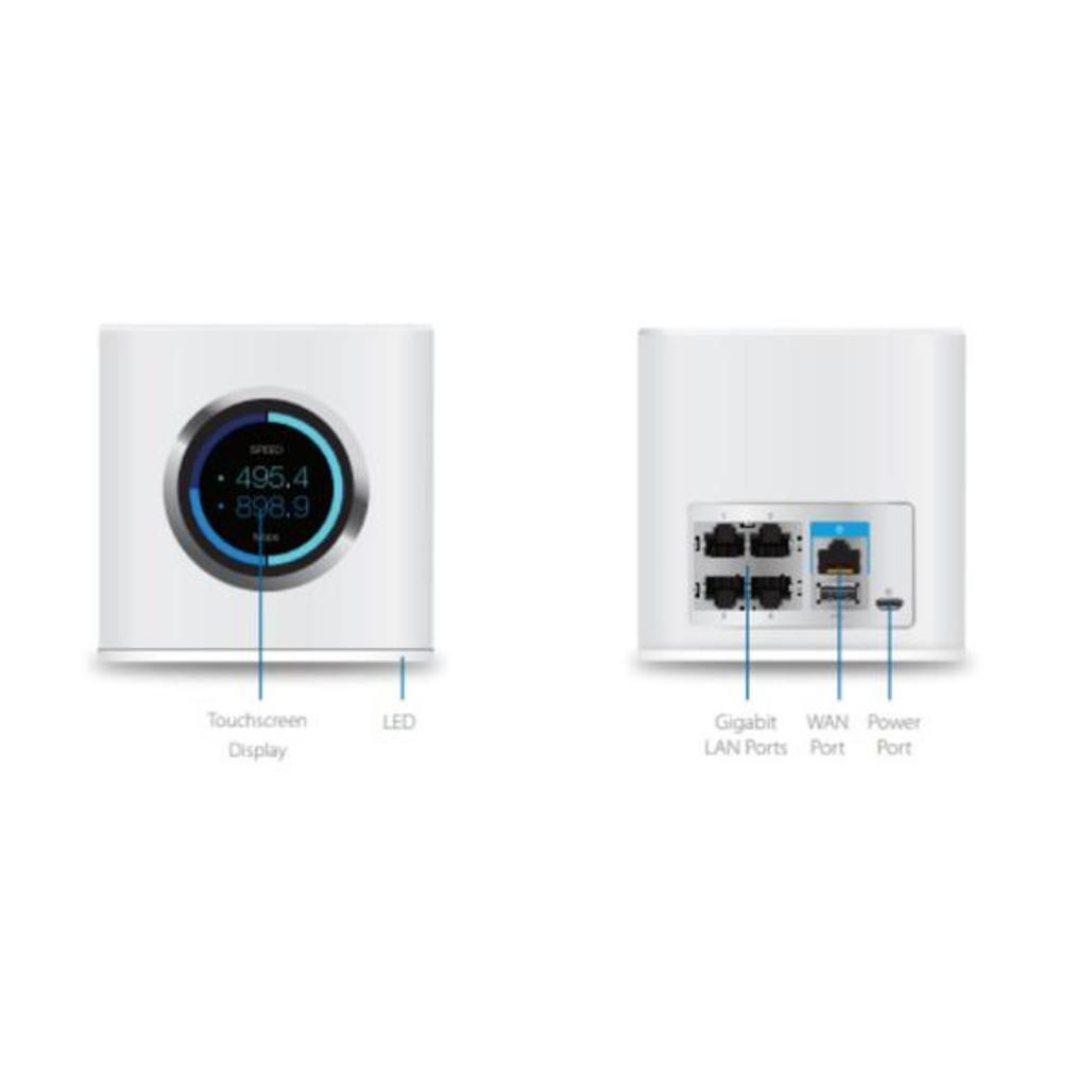 Ubiquiti AmpliFi HD Mesh WiFi Router System With 2 Mesh Points | Whole Home Coverage