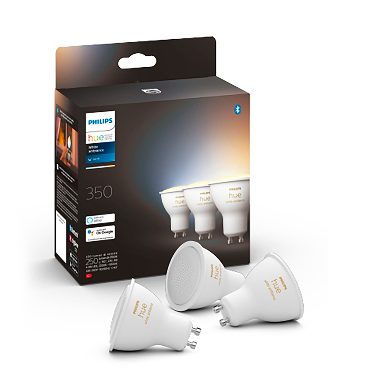 Philips Hue White & Color Ambiance LED Smart GU10 Bulb – Flicker Alliance