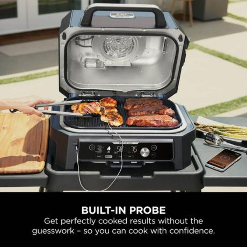 Ninja OG901UK Woodfire Pro Connect XL Electric BBQ Gril - Fortuna