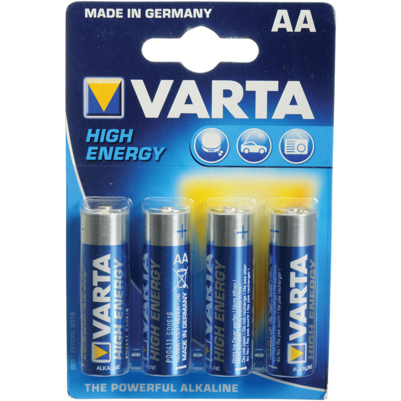 Varta AAA Alkaline Battery 4-Pack