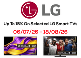 LG Up To 15% Off Promotion 2026