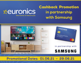 Cash-back Promotion in partnership with Samsung