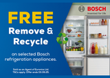 Bosch Free Install and Disposal Promotion