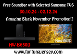 Free Soundbar When Purchasing A Selected Samsung Tv