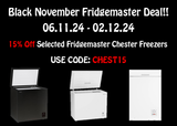15% Off Fridge-master Chest Freezers Promotion