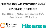 Hisense 10% Off Promo