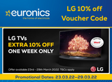 LG 10% Off Promotion 2022