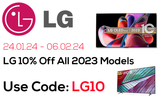 LG 10% Off 2023 Models