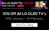 LG 10% Off All OLED TV's
