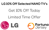 LG  10% Off Nano Promotion 2022