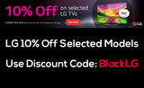LG 10% Off Selected Models Promotion