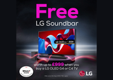 Free LG Sound-Bar When Purchasing Selected LG TVs