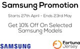 Samsung 10% Off Promotion 2021