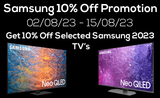 Samsung 10% Off Promotion