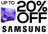 Samsung Up To 20% OFF Selected Models