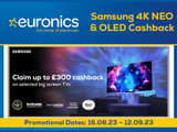 Samsung Cash-Back On Neo and QLED TVs