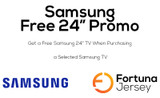 Free Samsung 24" Promotion 2021