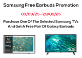 Samsung Free Galaxy Earbuds Promotion