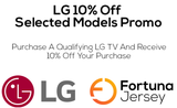 LG 10% Off On Selected Models Promo 2022