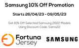 Samsung 10% Off 2022 Models 
