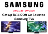 Samsung Up To 15% Off Promotion