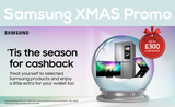 Samsung Up To £300 Cash-Back