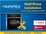 Half Price Installation Partnership with Bosch & NEFF