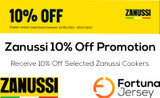 Zanussi 10% Off Promotion 2022
