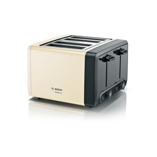 TAT4P447GB Bosch 4 Slice Toaster 4x Browning Levels Cream