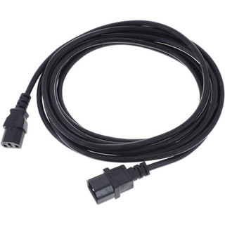 114.059UK IEC Extension lead 10.0m Black