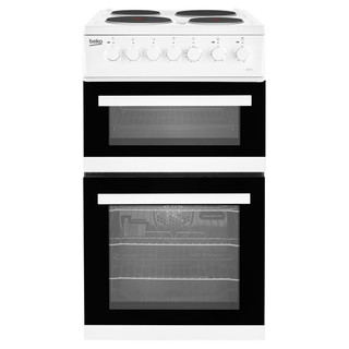 EDP503W Beko 50cm Double Oven Electric Cooker