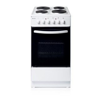 Haden HES50W 50cm Single Oven Electric Cooker - White