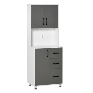 835-341 Simple Grey - Kitchen Cabinet w/Countertop - Grey