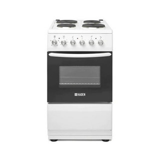 Haden HES050W 50cm Electric Cooker with Solid Plate Hob