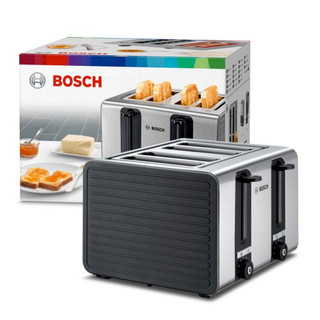 TAT4P449GB Bosch 4 Slice Toaster 6x Browning Levels Chrome