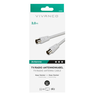 VVAN5DB30MFW Aerial Coax Lead 3m