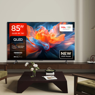 TCL 85T8C-UK 85" 4K QLED HDR Smart Ultra HD Google TV TCL 85T8C-UK 85" 4K QLED HDR Smart Ultra HD Google TV