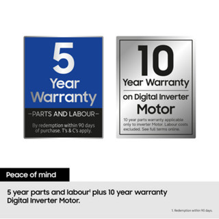 Samsung WD90HG5U34BEEU 9kg/6kg 1400 Spin Washer Dryer -