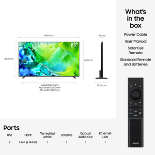Samsung QE65QN80HAUXXU 65" 4K Neo QLED Vision AI Smart