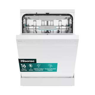 Hisense HS663A90WUK Dishwasher - White - 16 Place Setti