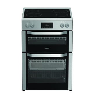 Hotpoint HDME6VDC2AX 60cm Double Oven Electric Cooker w