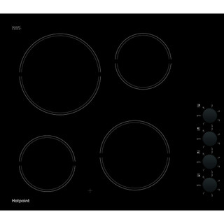 Hotpoint HR620RH 58cm Ceramic Hob - Black