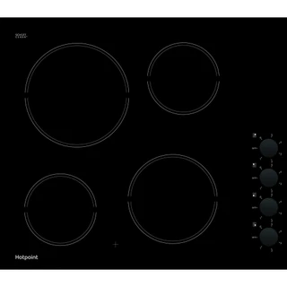 Hotpoint HR620RH 58cm Ceramic Hob - Black