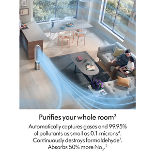 Dyson TP12 (544535-01) Purifier Fan - White/Gold