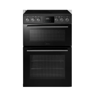 Midea MFO24EME4R118-BK 60cm Double Oven Cooker with Cer