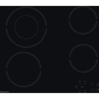 HR 612 C H Hotpoint HR612CH 58cm Ceramic Hob - Black