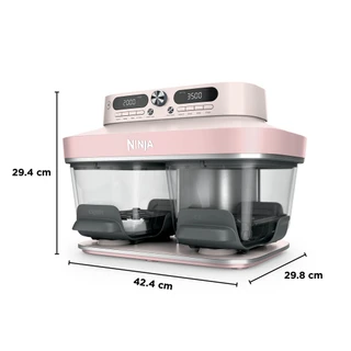 Ninja DD102UKPK1 Dual Zone 8-in-1 Function Glass Air Fr