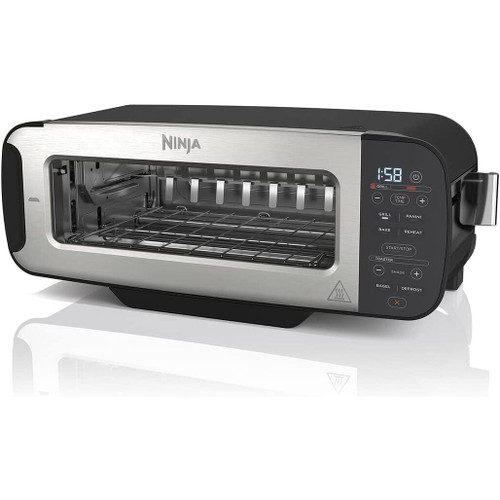 Ninja ST200UK 3-in-1 2 Slice Toaster - Grill and Panini Press - Black