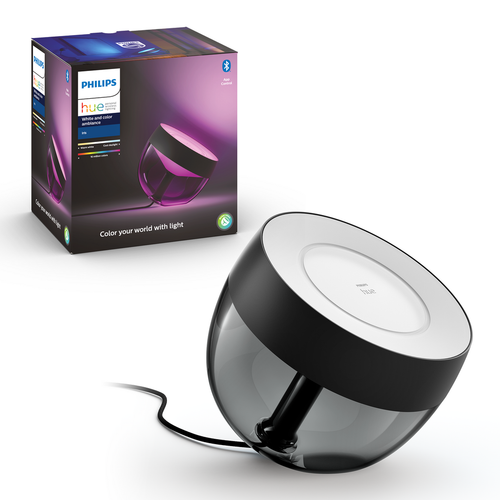 929002376201 Philips Hue Colour Ambance Iris Table Lamp Black